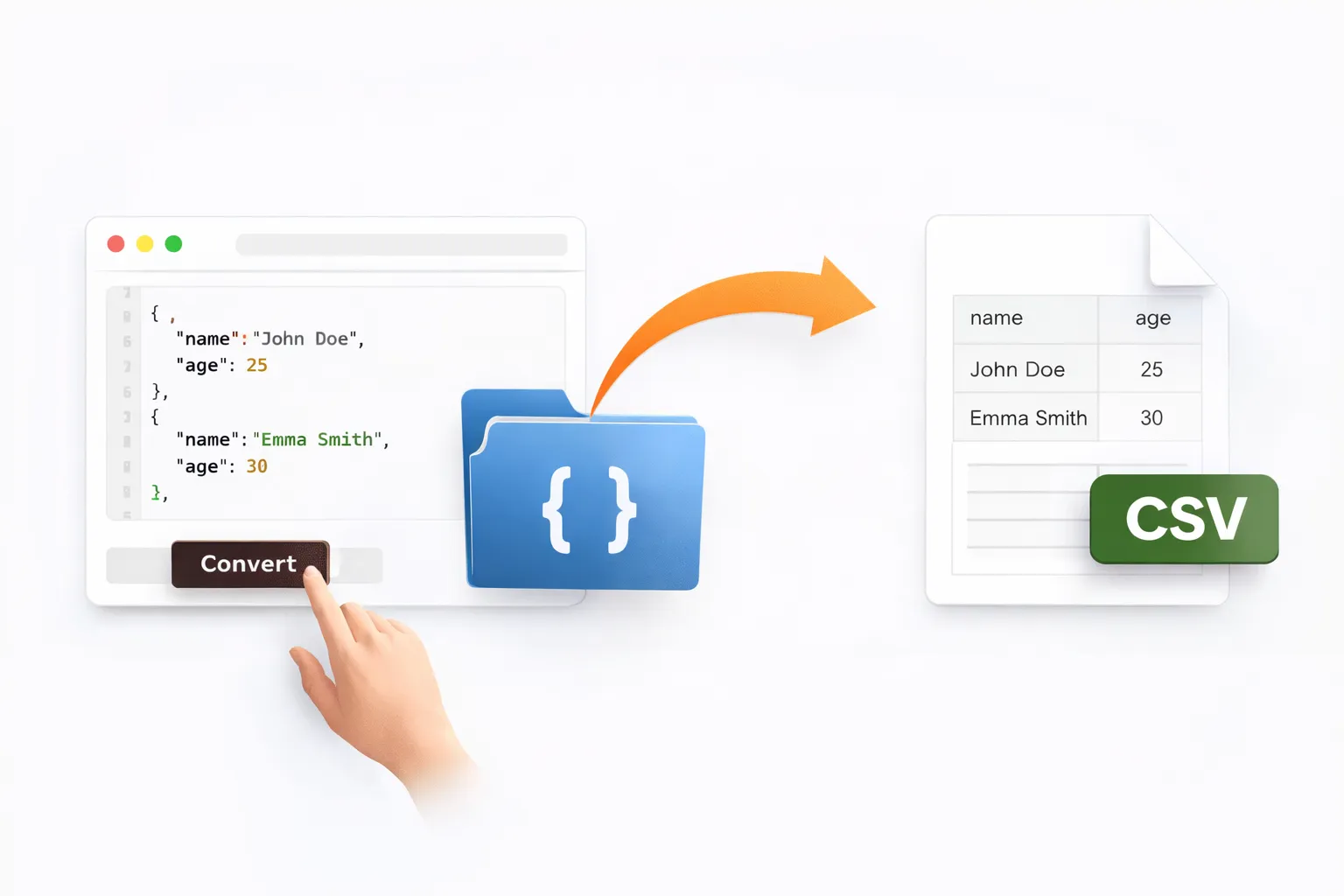 How to convert JSON to CSV
